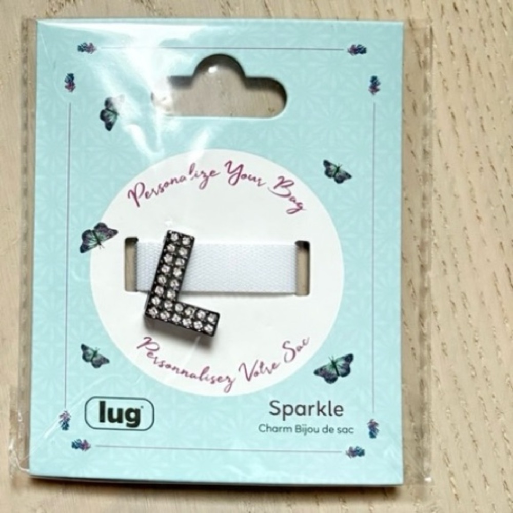 LUG | “L” Charm | Sparkle